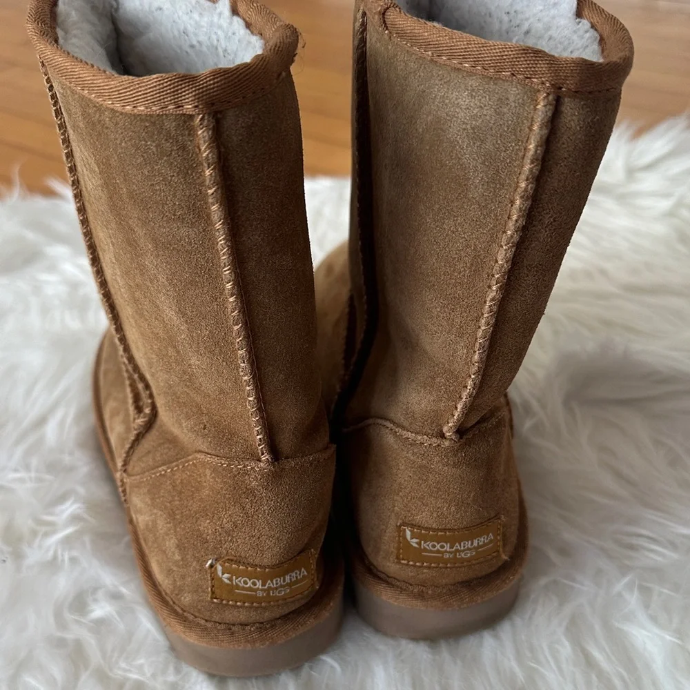 Koolaburra Tan Winter Boots Women Size 7 Pre owned